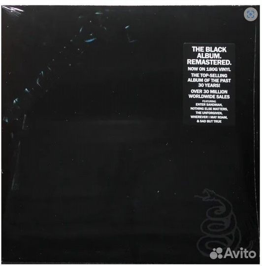Виниловая пластинка metallica Metallica (2LP)