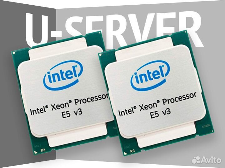2х E5-2667v3 8C 3.2GHz DDR4-2133, Intel Xeon проце