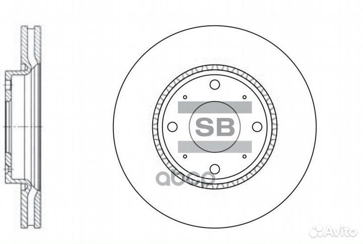 Диск тормозной передний KIA cerato SD2029 SD202