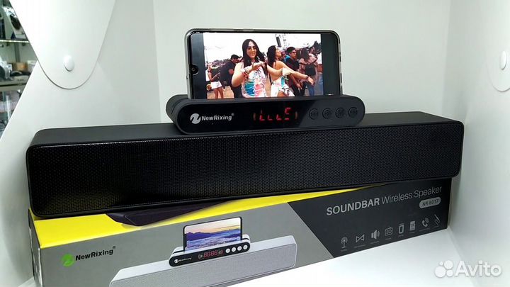 Колонка беспроводная NR5017 (BT,USB,FM, AUX)