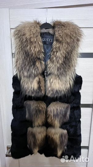Жилетка меховая женская 46 48