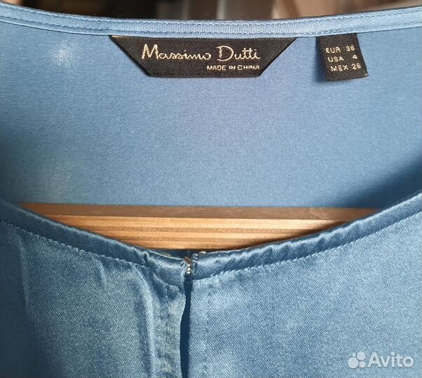 Блузка шелковая Massimo Dutti