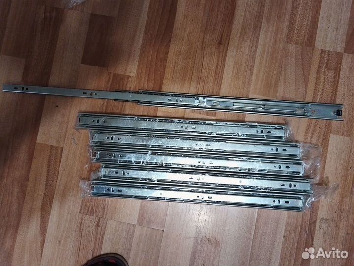 Шариковые направляющие на 450мм с фиксатором