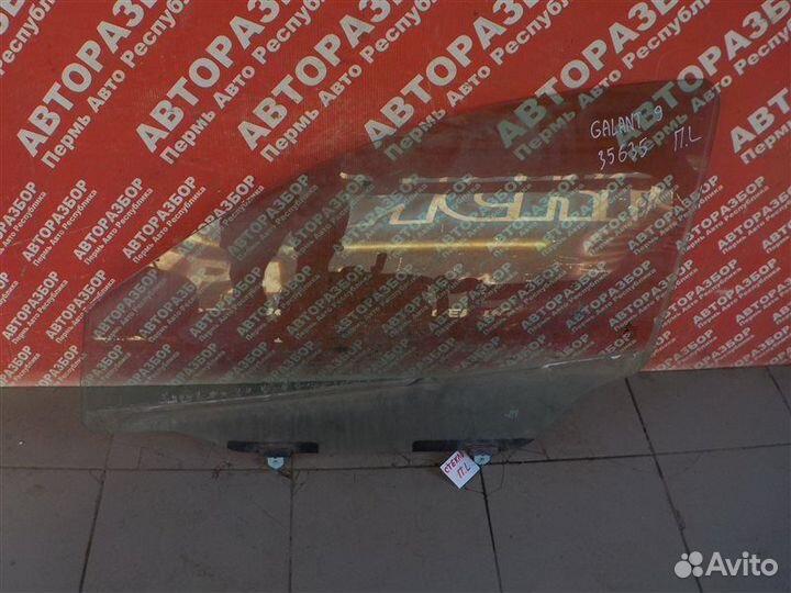 Стекло двери переднее левое Mitsubishi Galant 9