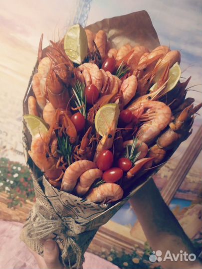 Мужской Букет (Раки, Морепродукты)