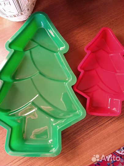 Силиконовые формочки, набор