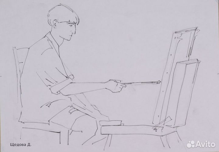 Рисунки карандашом, углем и в см.технике. Часть 12