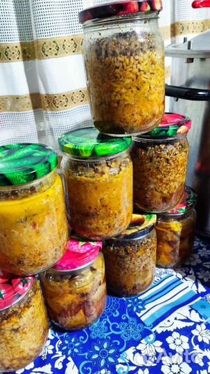 Домашняя тушёнка и каши