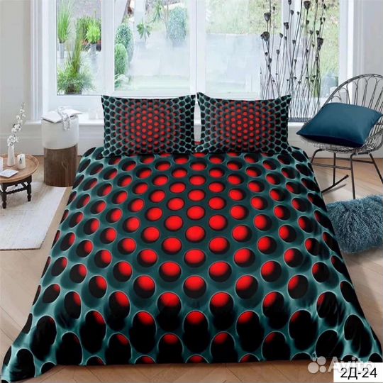 Комплект постельного белья 2х сп. Жемчужина 3D