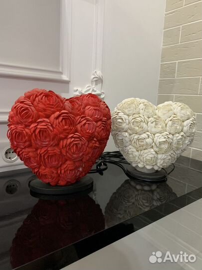 Сердца из ракушек (2 шт)