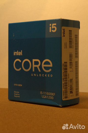 Новый Intel Core i5-11600KF BOX