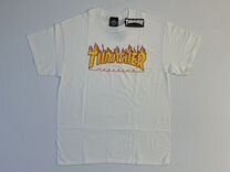 Футболка Thrasher Skate Mag Flame Logo White