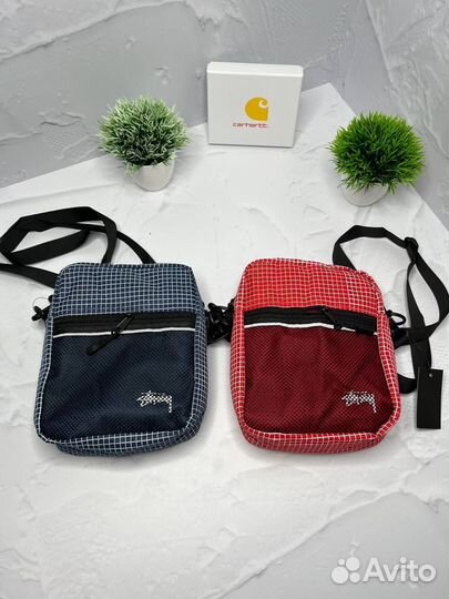 Сумка Stussy красная