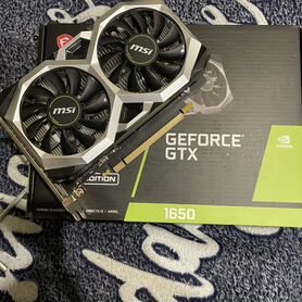 Видеокарта gtx 1650 4gb