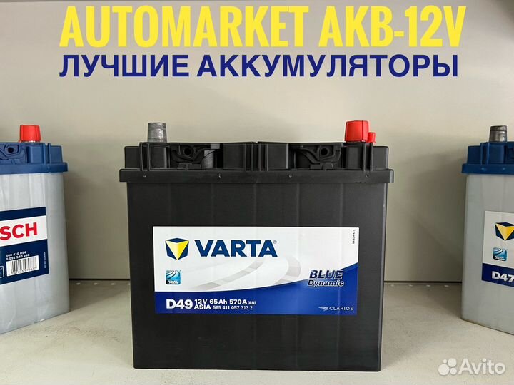 Аккумулятор Topla EFB 65ah на mazda CX-5,mazda 6