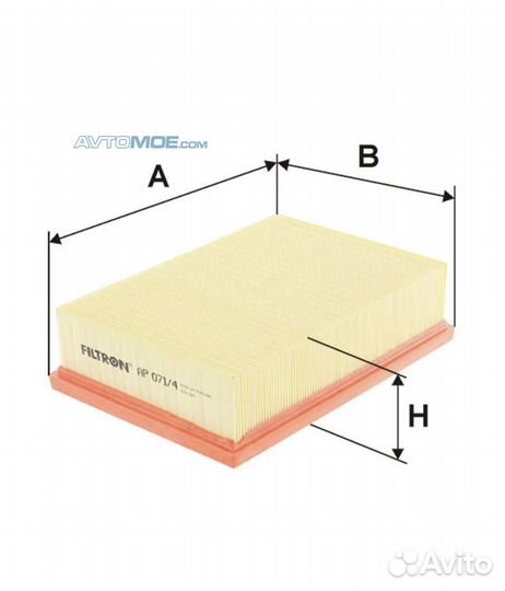 Фильтр воздушный AP0714 filtron