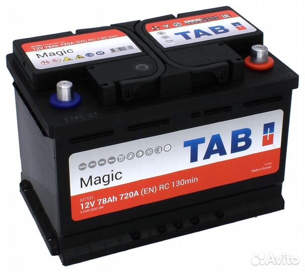 Аккумулятор Tab Magic 78R