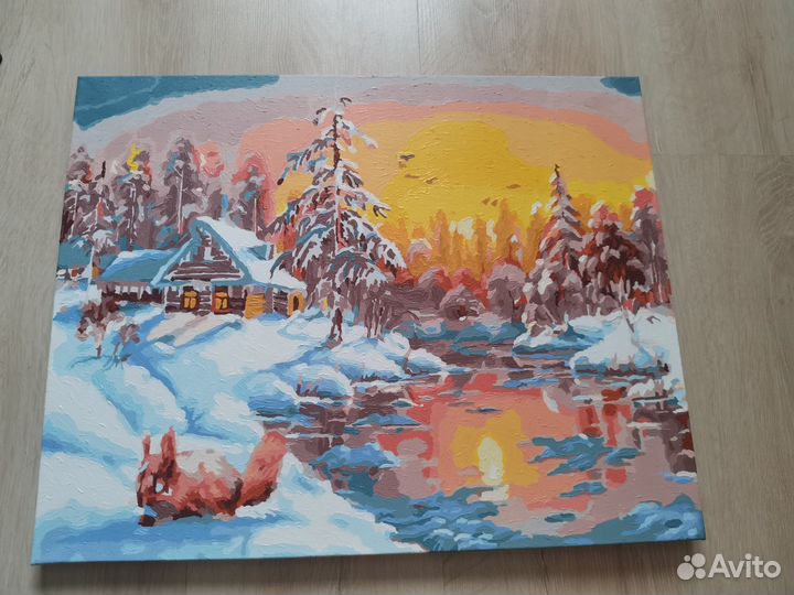 Картины по номерам раскрашенная