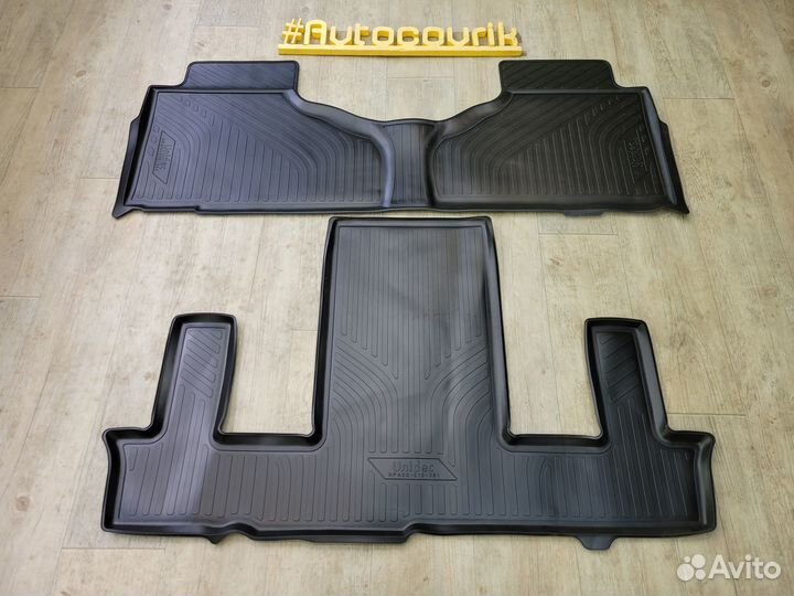 Коврики салон Chevrolet Tahoe 5 (2020-н.в.) 3 ряда