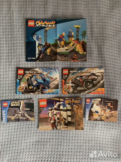 Инструкции к разным ретро-наборам лего