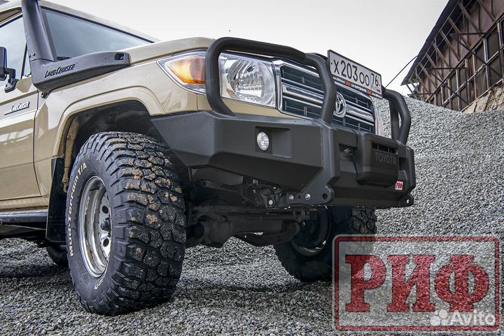 Бампер силовой риф Toyota Land Cruiser Prado 120