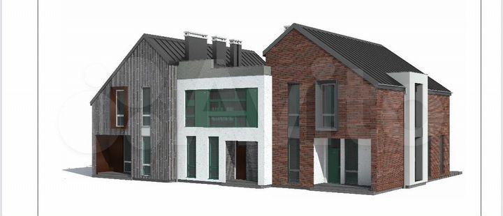 Таунхаус 155 м² на участке 3,5 сот.