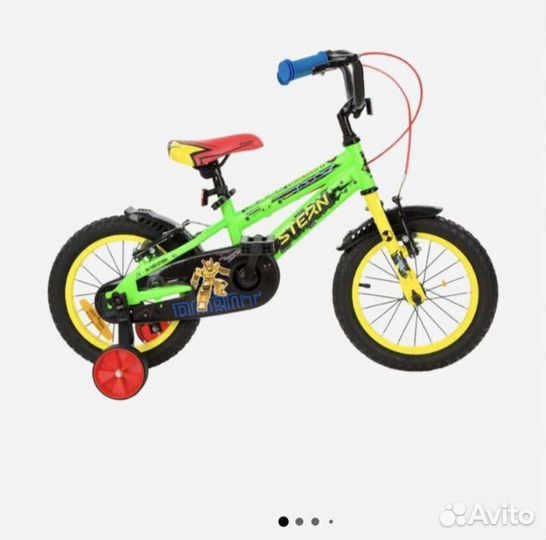 Велосипед детский, диаметр колес 14'