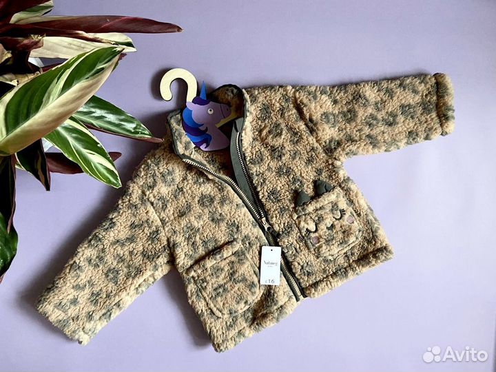 Кофта меховая для девочки 92