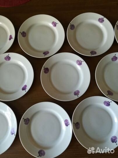 Princip тарелки,десертные тарелки Дулево