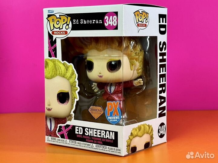 Funko Pop Rocks 348 Ed Sheeran (Diamond, PX Exc)