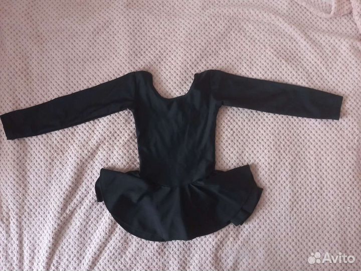 Гимнастический купальник с юбкой