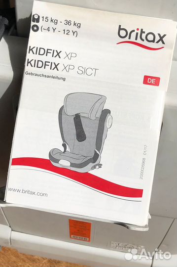 Детское автокресло 15-36 кг Romer KidFix xp sict