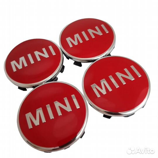 Колпачки для Mini Red красные 56 мм 4шт