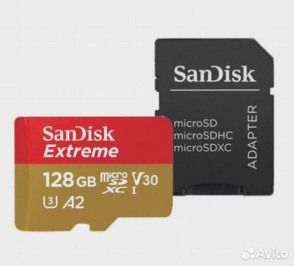 Карта памяти microSD SanDisk Extreme 128 Gb ориг