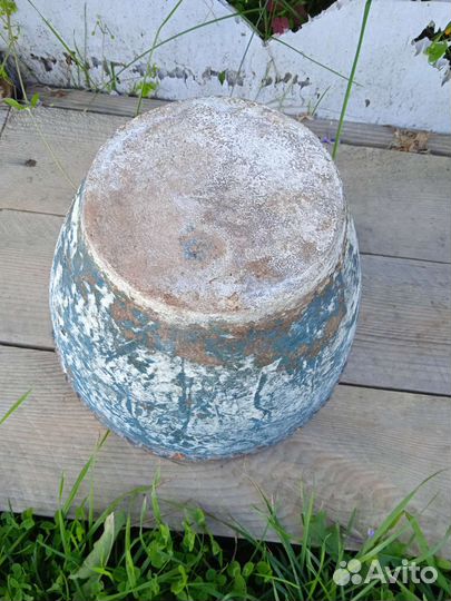 Горшок кашпо, тарелки, корчага старинные