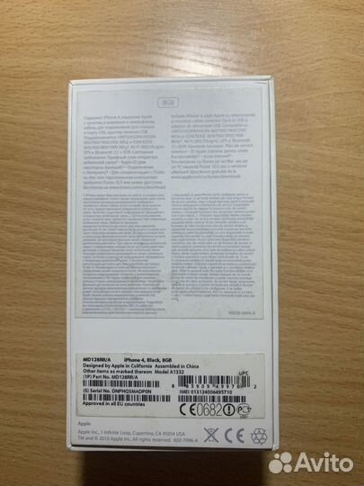 iPhone 4, 8 ГБ