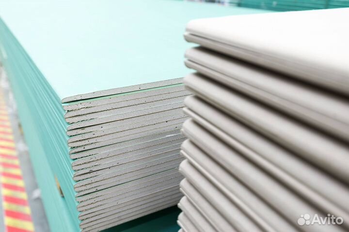 Гипсокартон Лист гклв Кнауф 2500х1200х9,5