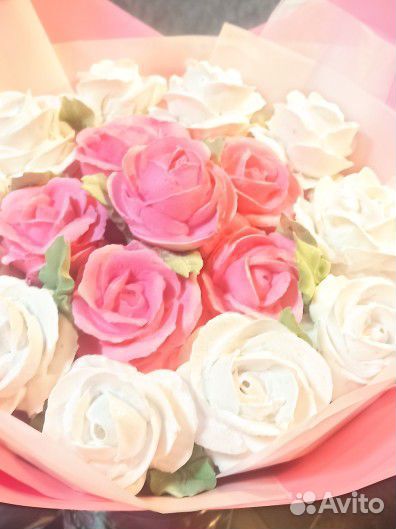 Букеты из зефира