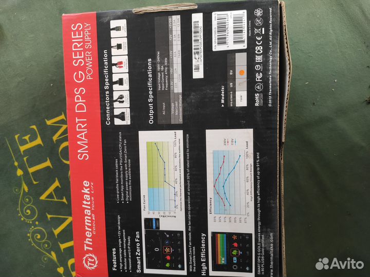 Блок питания Thermaltake SMART DPS G 750W