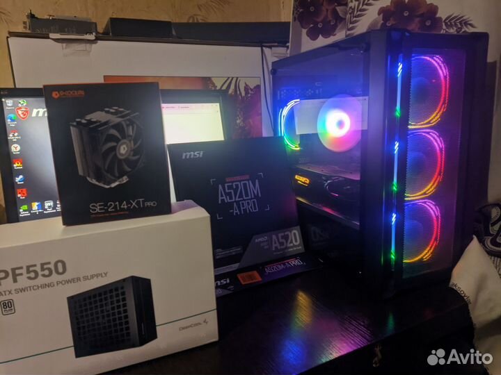 Игровой пк rayzen 5 2600 видеокарта 1660 super