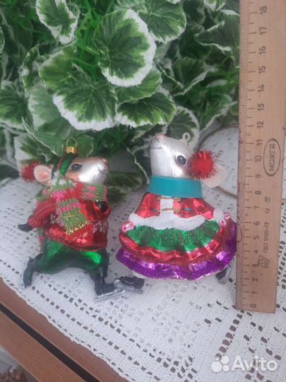 Елочные игрушки стекло