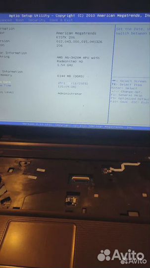 Ноутбук Asus k73t на запчасти