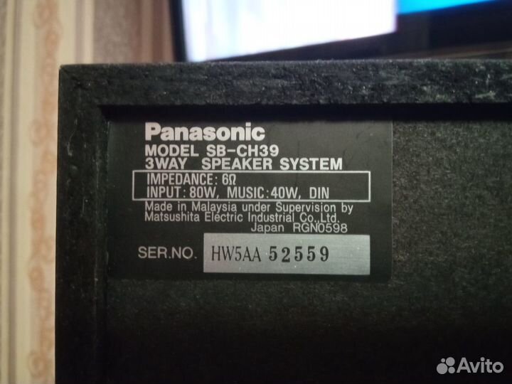 Колонки Panasonic