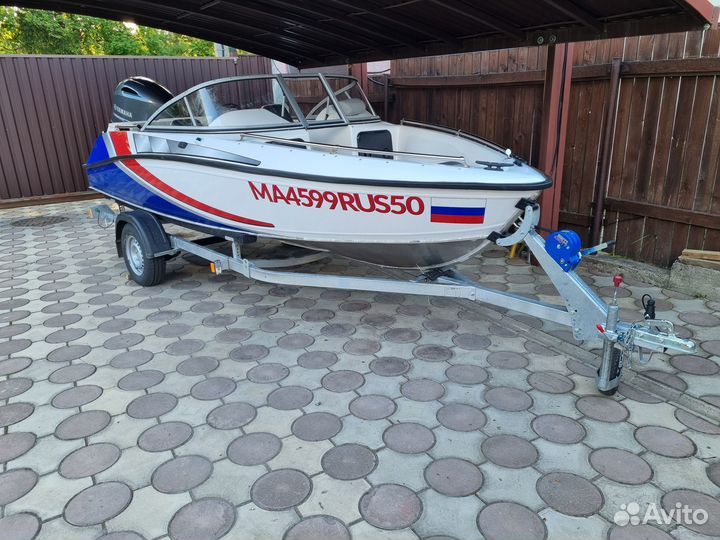 Продается катер Grizzly 500DC c Yamaha 115 betl