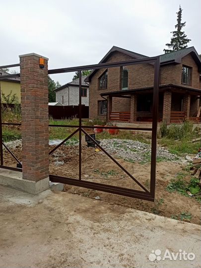 Откатные ворота под ключ