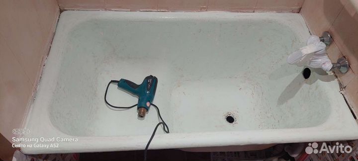 Реставрация ванн наливным акрилом