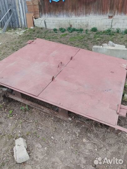 Ворота гаражные металлические бу