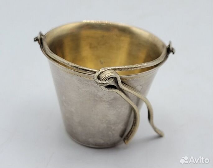 Ситечко для чая мельхиор позолота штихель Цветы