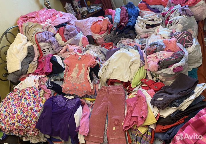 Пакет одежды на девочку платье куртка юбка лосины