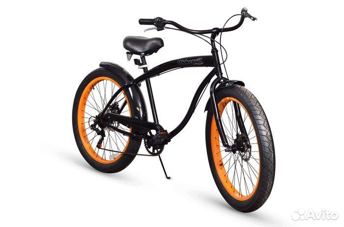 Велосипед Круизер OK-32702 26''полуфэтбайк 7 ск